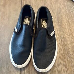 Vans Black Slip-On Shoes